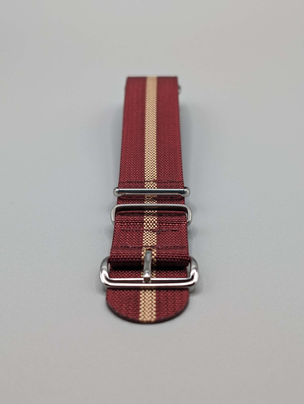 image HMS NATO Watch Band in Vino Red/Khaki image 1
