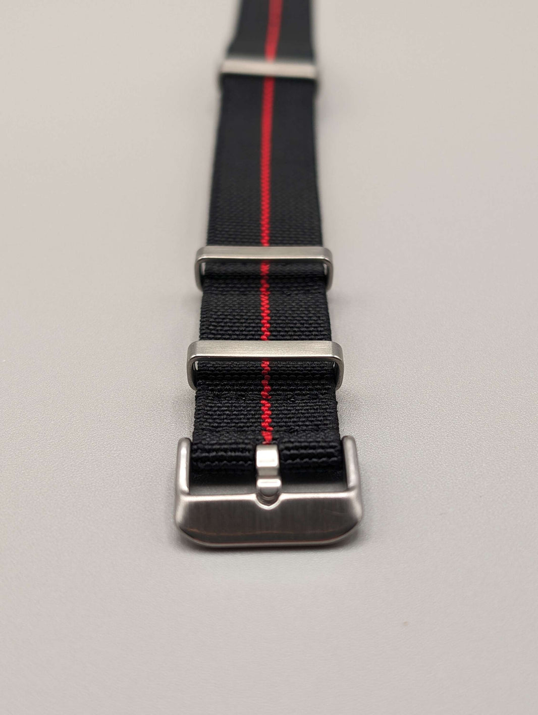 image HMS FLX NATO Watch Band in Midnight Black/Red image 1