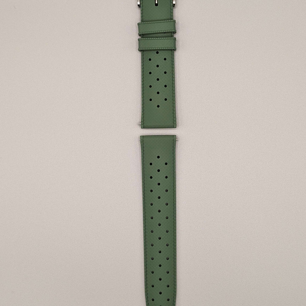 Zanzibar Tropic Watch Band in Gator Green Quick Release image 1