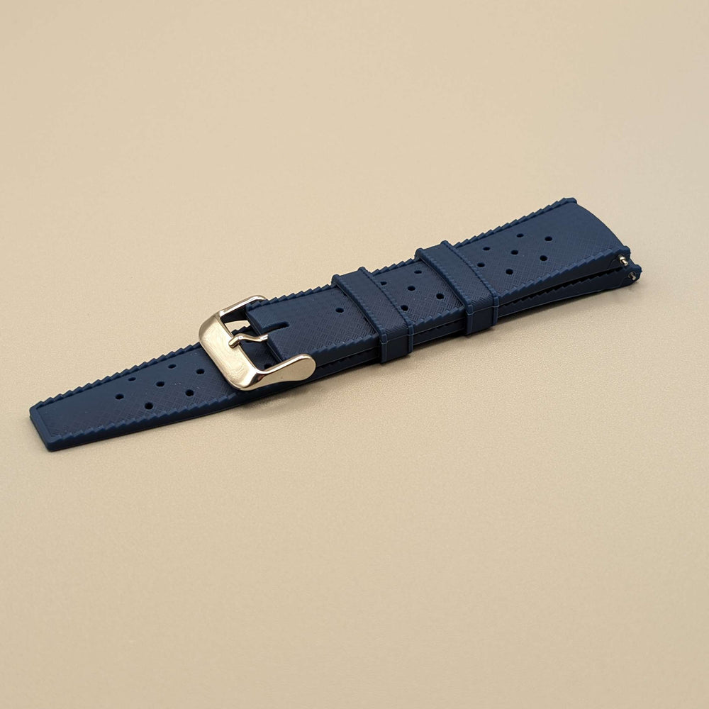 Zanzibar Tropic Watch Band in Navy Fleet Blue Quick Release image 0