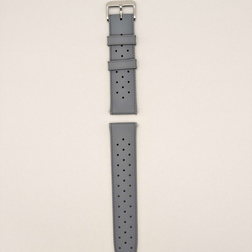 Zanzibar Tropic Watch Band in Smoke Grey Quick Release image 1