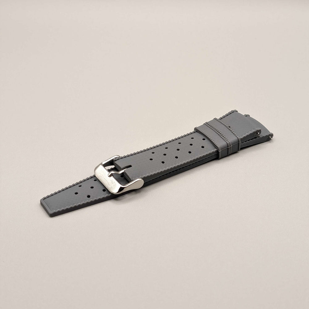 Zanzibar Tropic Watch Band in Smoke Grey Quick Release image 0