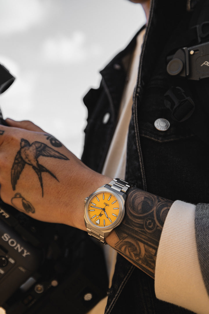 RZE Resolute Medallion Yellow Enamel