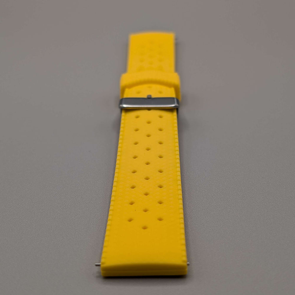 Zanzibar Tropic Watch Band in Sunshine Yellow Quick Release image 1