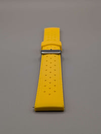 Zanzibar Tropic Watch Band in Sunshine Yellow Quick Release image 1