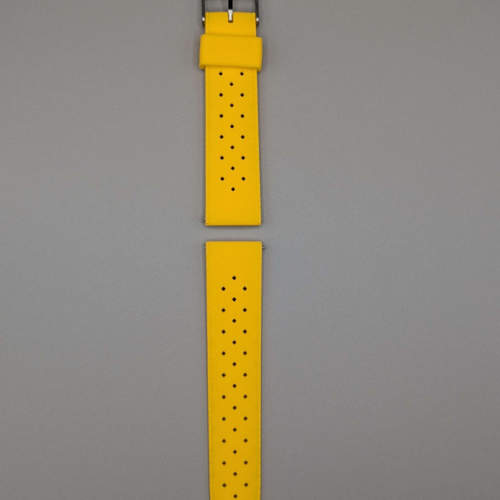 Zanzibar Tropic Watch Band in Sunshine Yellow Quick Release image 2
