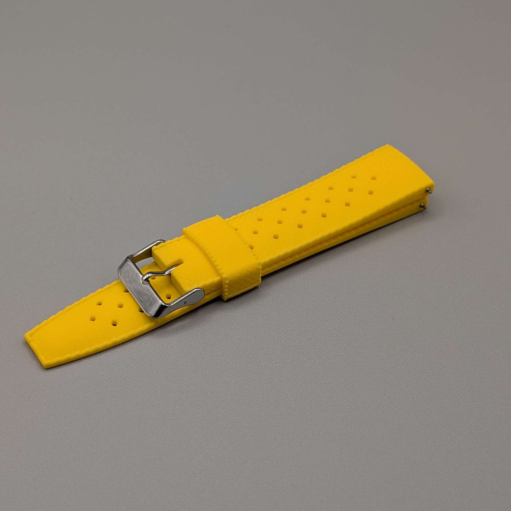 Zanzibar Tropic Watch Band in Sunshine Yellow Quick Release image 0