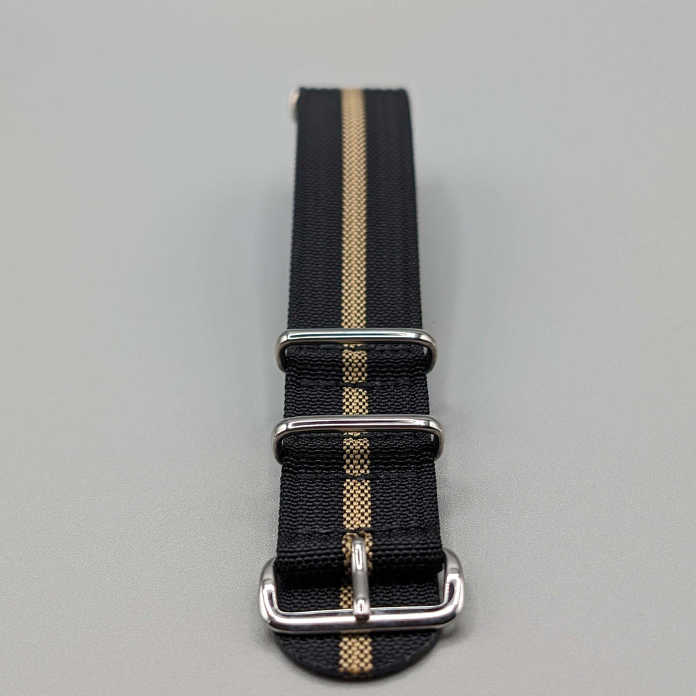 HMS NATO Watch Band in Midnight Black/Khaki image 1