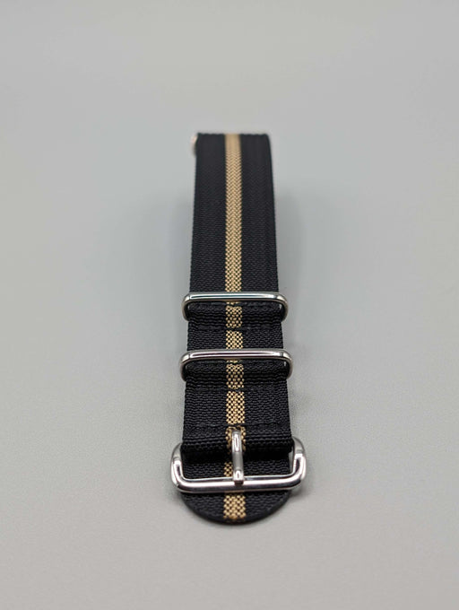 HMS NATO Watch Band in Midnight Black/Khaki image 1
