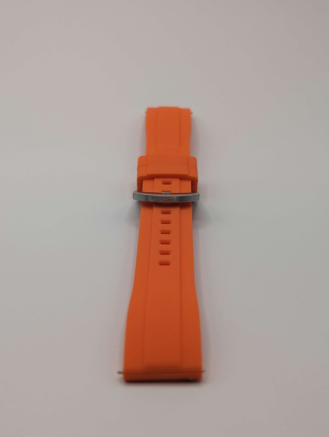 image Explorer Rubber Watch Band in Sunset Orange Quick Release image 1