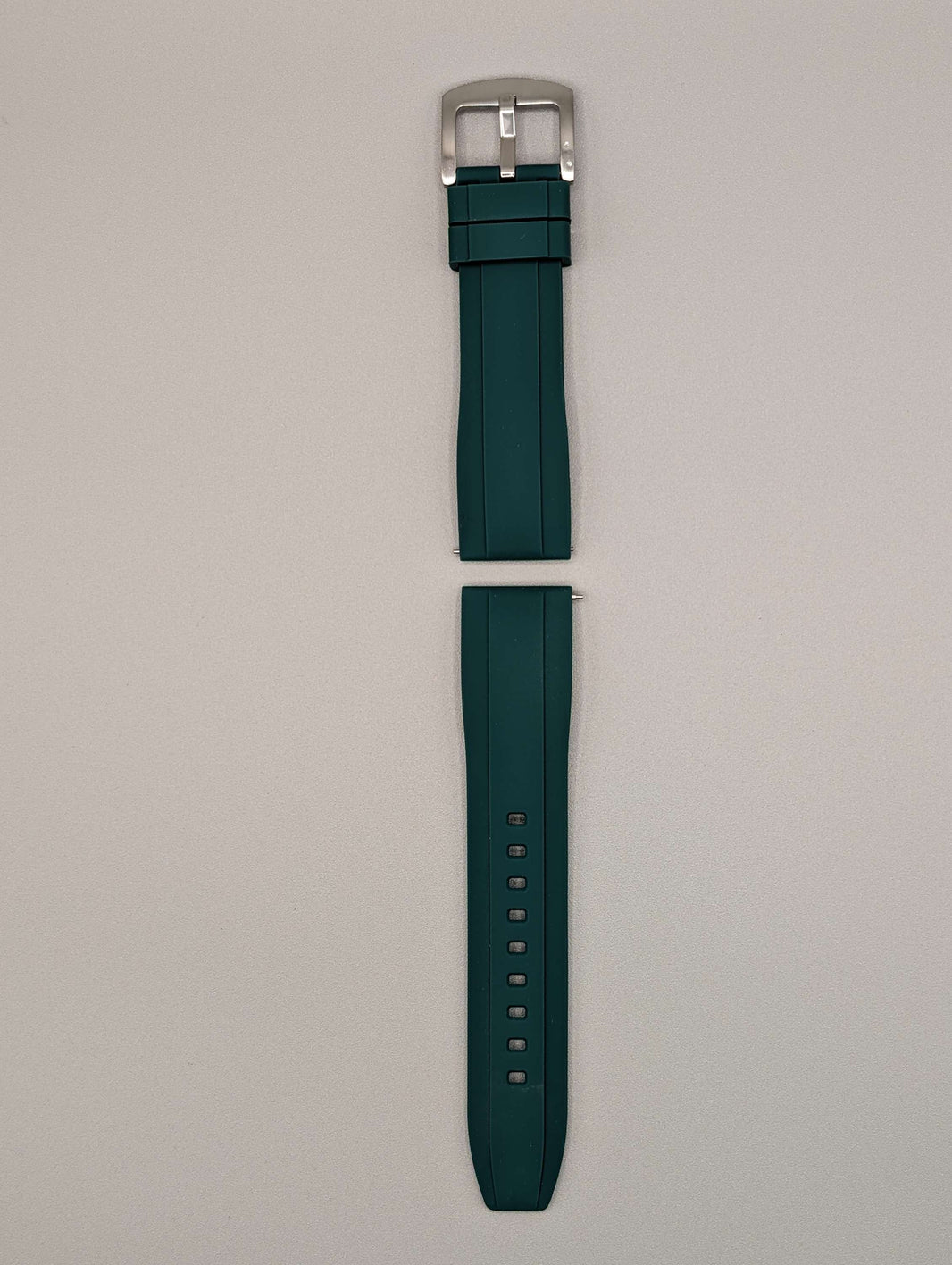 image Explorer Rubber Watch Band in Coral Cyan Quick Release image 1