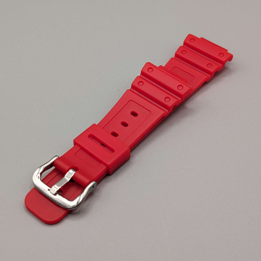 Oakfit in Bright Red G-Shock GA2100 replacement strap image 0