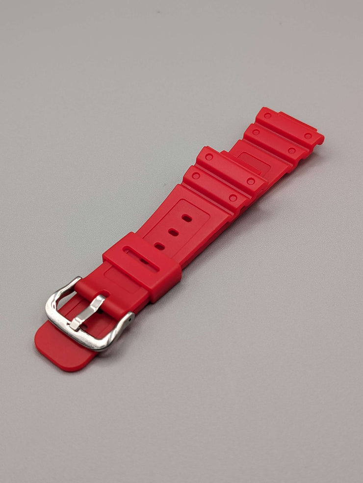 Oakfit in Bright Red G-Shock GA2100 replacement strap image 0