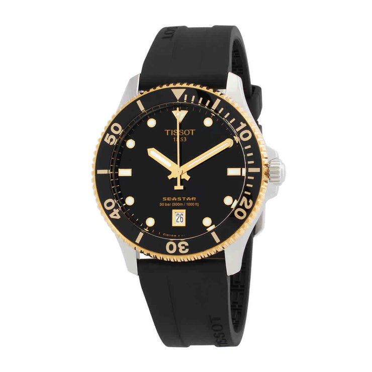 Tissot Seastar 1000 40mm Black/Gold Quartz T120.410.27.051.00 image 0