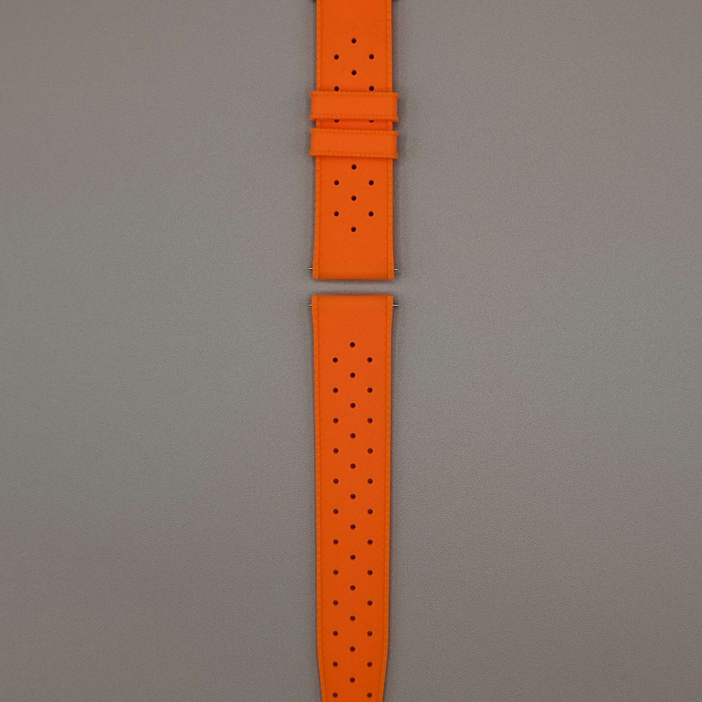 Zanzibar Tropic Watch Band in Sunset Orange Quick Release image 1