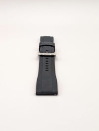 Explorer Rubber Watch Band in Midnight Black Quick Release image 1
