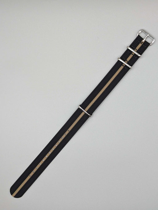 HMS NATO Watch Band in Midnight Black/Khaki image 2