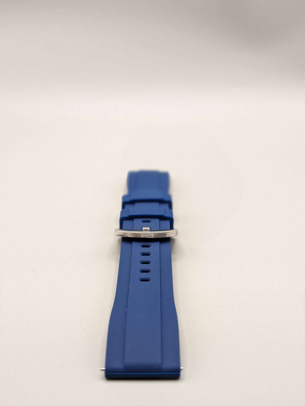 Explorer Rubber Watch Band in Deep Blue Quick Release image 2