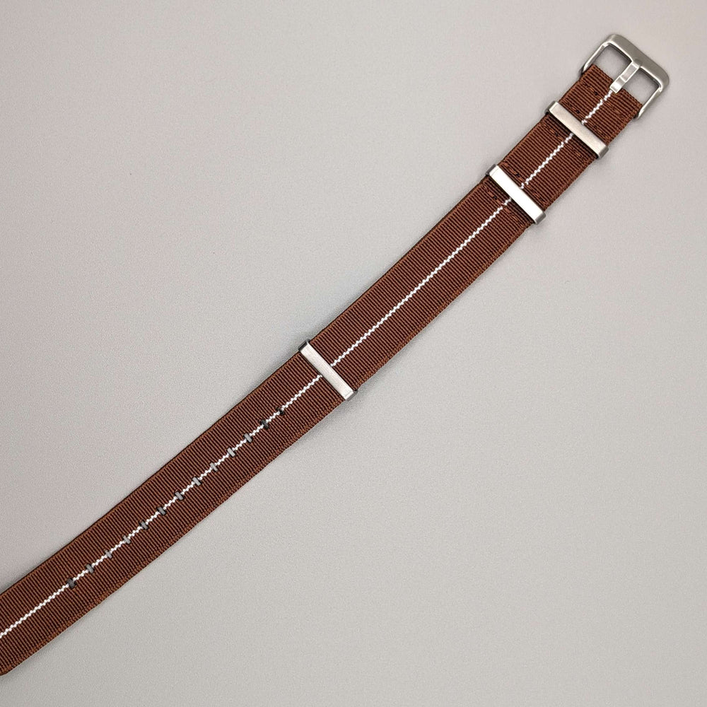 HMS FLX NATO Watch Band in Toasted Brown image 2