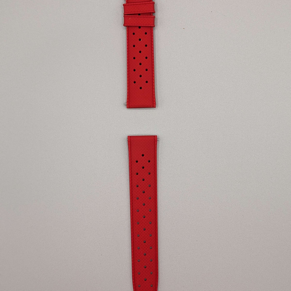 Zanzibar Tropic Watch Band in Samba Red Quick Release image 2