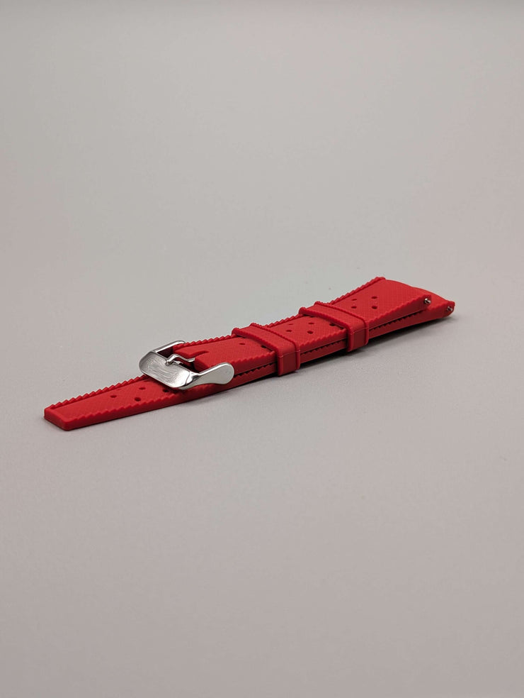 Zanzibar Tropic Watch Band in Samba Red Quick Release image 0