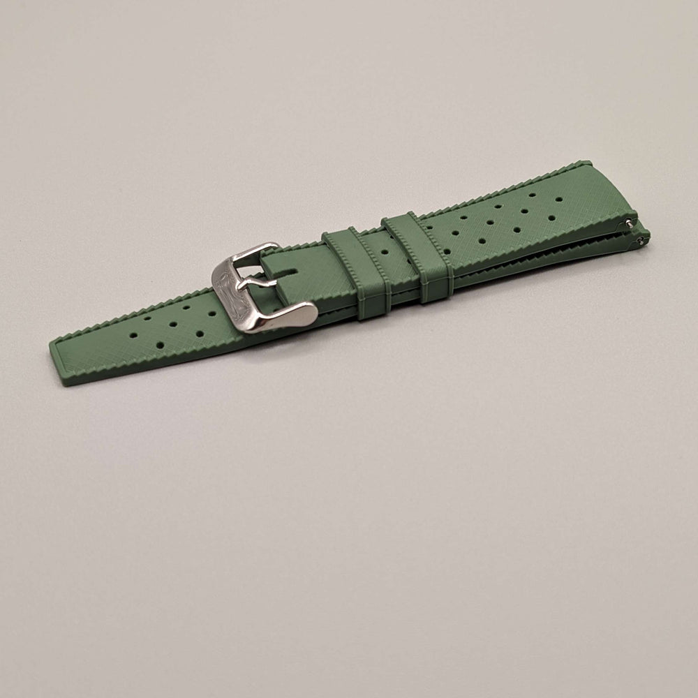 Zanzibar Tropic Watch Band in Gator Green Quick Release image 0
