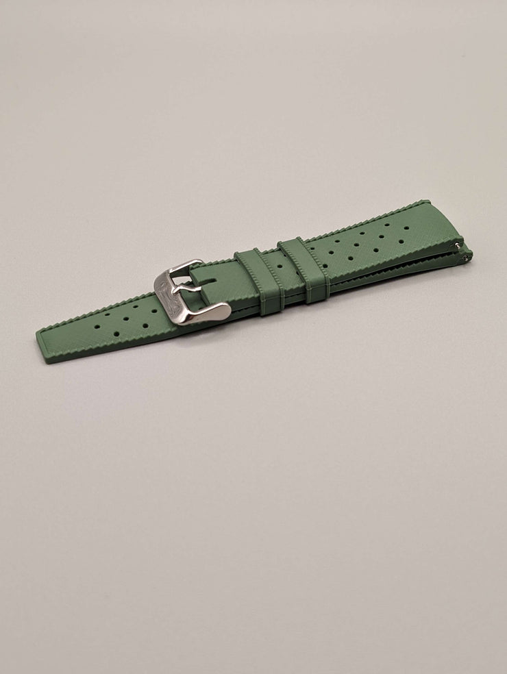Zanzibar Tropic Watch Band in Gator Green Quick Release image 0