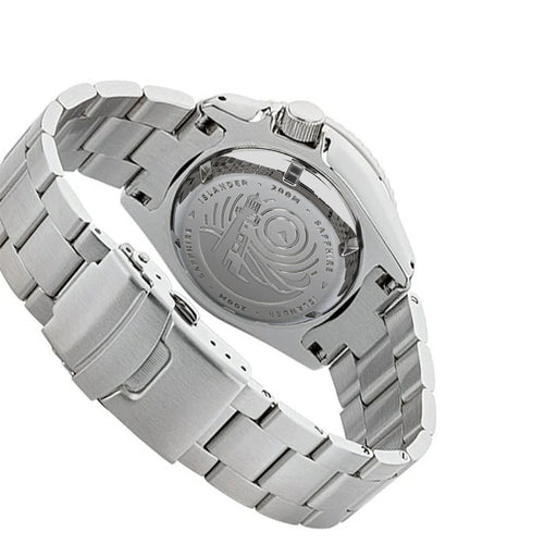Islander Automatic Dive Watch with Solid-Link Bracelet, AR Sapphire Crystal, and Luminous Ceramic Bezel Insert #ISL-02