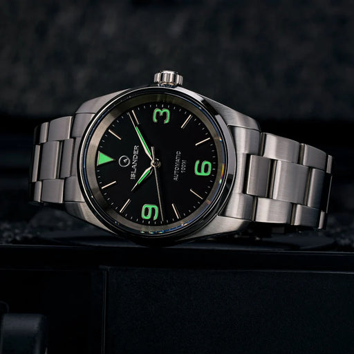 Islander Manhasset 36mm Automatic Watch with Black Dial #ISL-145