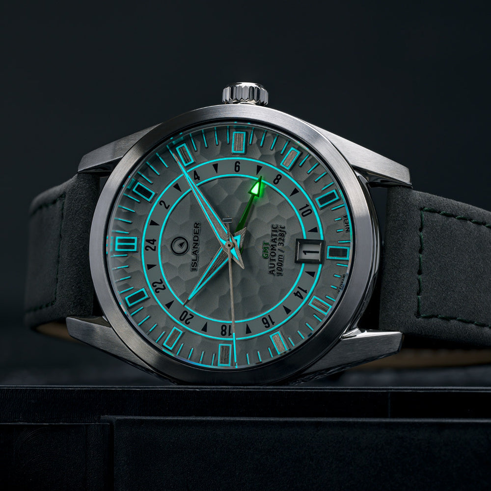 Islander Melville GMT with Grey Hammer Dial #ISL-212