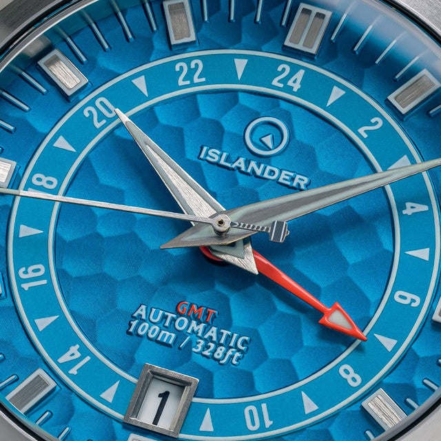 Islander Melville GMT with Blue Hammer Dial #ISL-222
