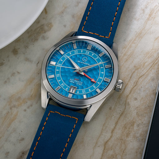 Islander Melville GMT with Blue Hammer Dial #ISL-222