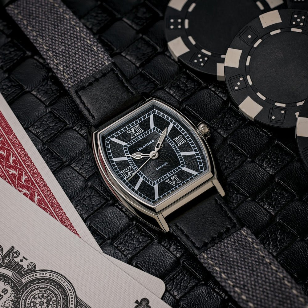 Islander Astoria Automatic Dress Watch with Black Dial #ISL-261