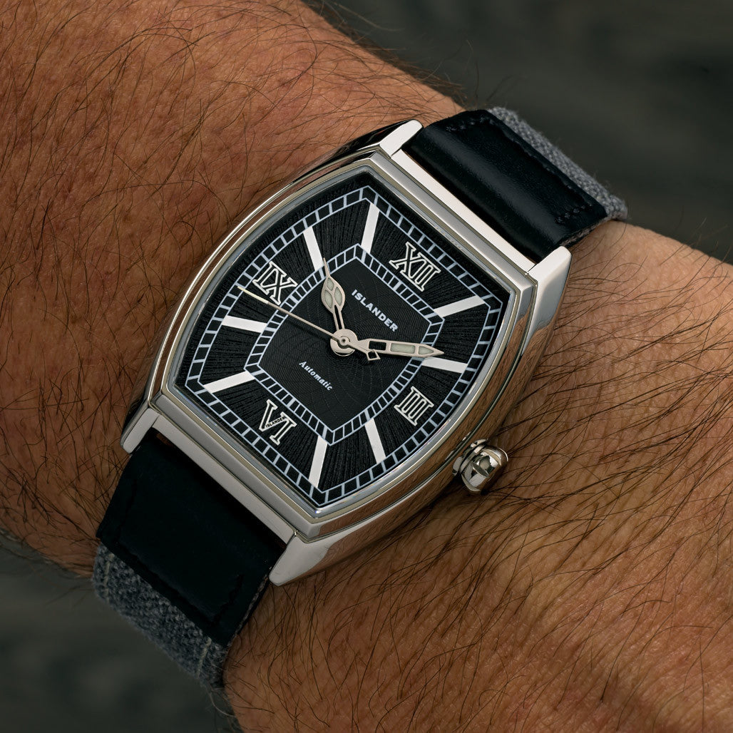 image Islander Astoria Automatic Dress Watch with Black Dial #ISL-261