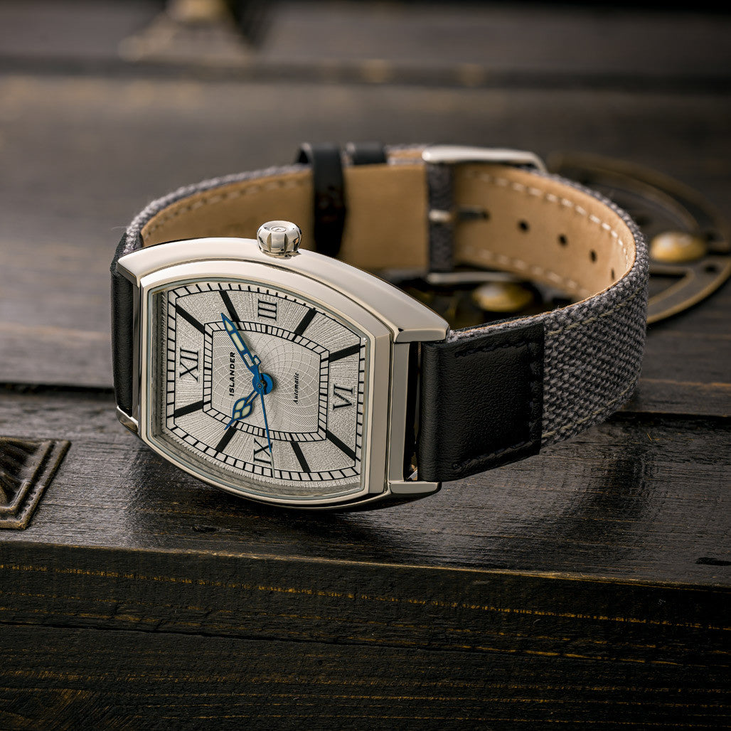 image Islander Astoria Automatic Dress Watch with Silver Dial #ISL-262