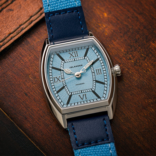 Islander Astoria Automatic Dress Watch with Pale Blue Dial #ISL-263