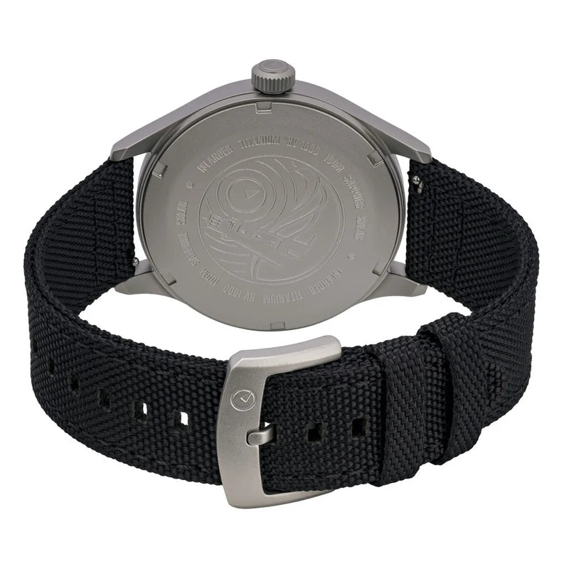 Islander Babylon HV1000 Titanium Solar Field Watch with Black Dial #ISL-333