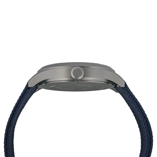 Islander Babylon HV1000 Titanium Solar Field Watch with Blue Dial #ISL-334