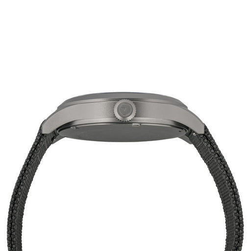 Islander Babylon HV1000 Titanium Solar Field Watch with Charcoal Dial #ISL-336