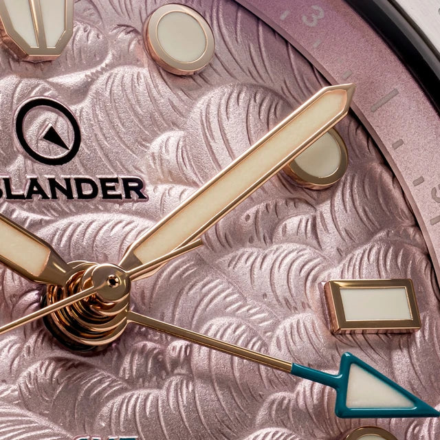 Islander JFK Automatic GMT Watch with Cherry Blossom Dial #ISL-337