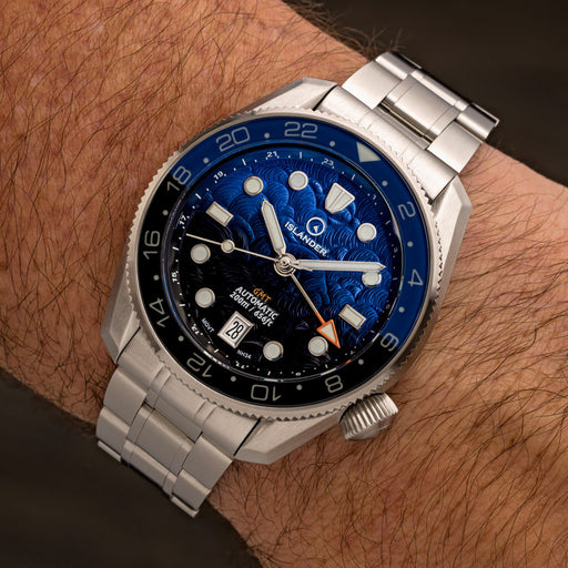 Islander JFK Automatic GMT Watch with Batman Dial #ISL-338