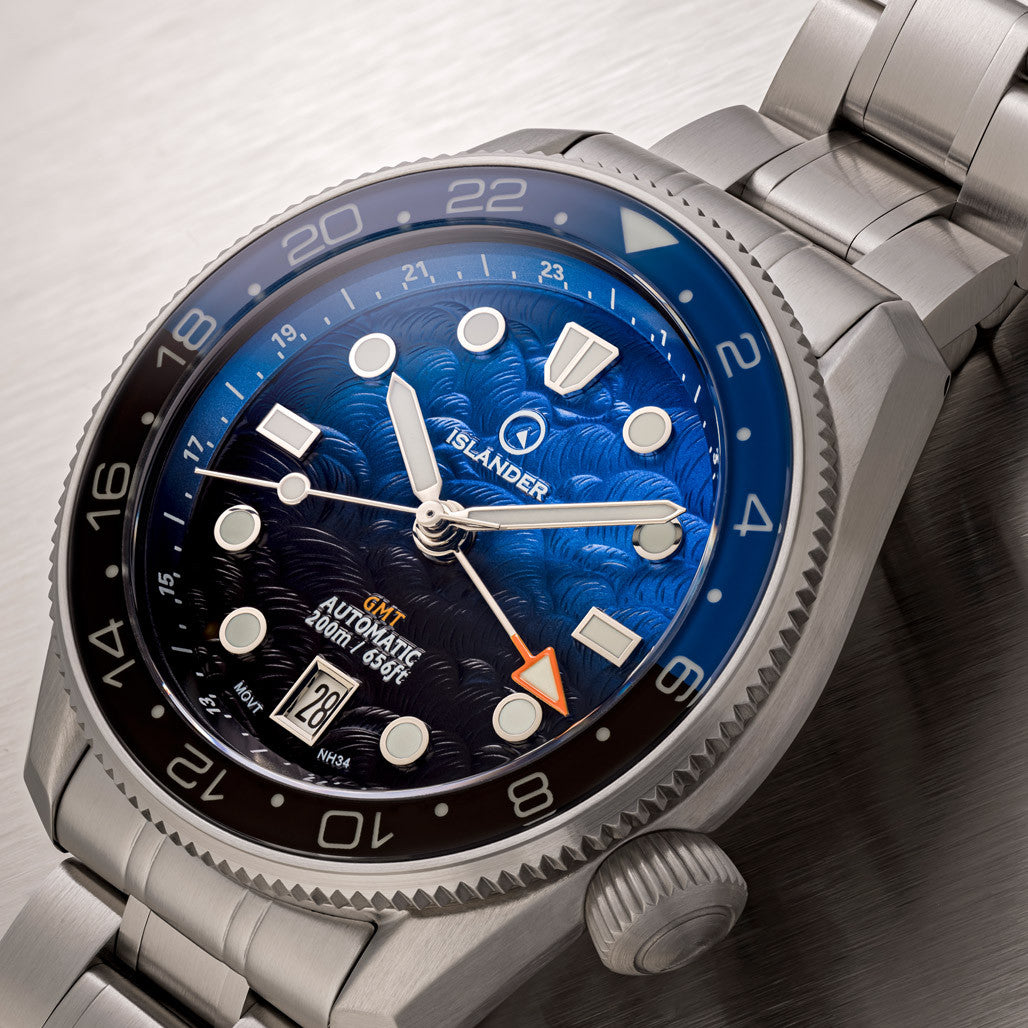 Islander JFK GMT Batman Dial ISL-338 | Smallseconds Watch Reviews
