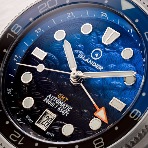 Islander JFK Automatic GMT Watch with Batman Dial #ISL-338
