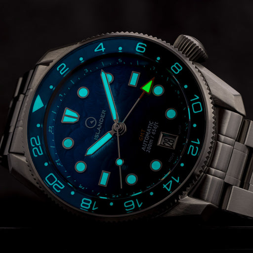 Islander JFK Automatic GMT Watch with Batman Dial #ISL-338