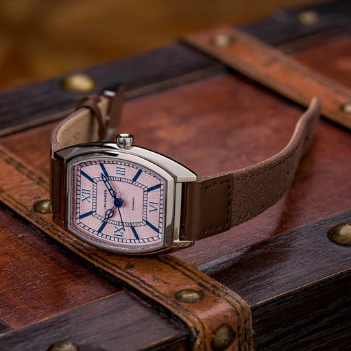 Islander Astoria Automatic Dress Watch with Pink Dial #ISL-369