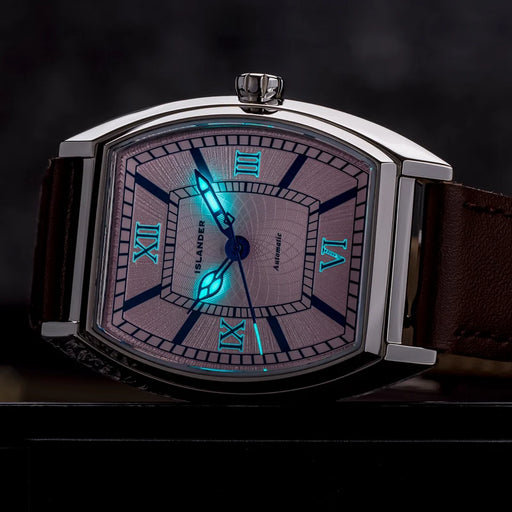Islander Astoria Automatic Dress Watch with Pink Dial #ISL-369