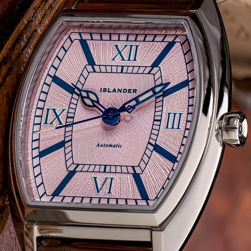 Islander Astoria Automatic Dress Watch with Pink Dial #ISL-369