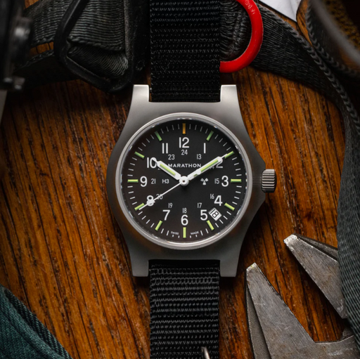 Marathon 36mm Officer's Quartz w/Date (GPQ-D)