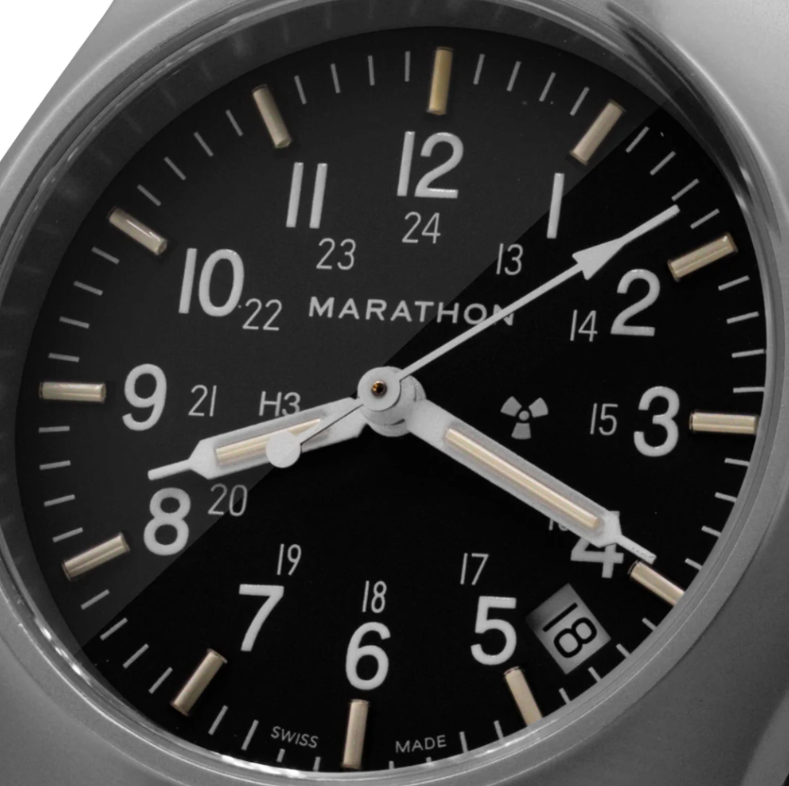 Marathon 36mm Officer's Quartz w/Date (GPQ-D)