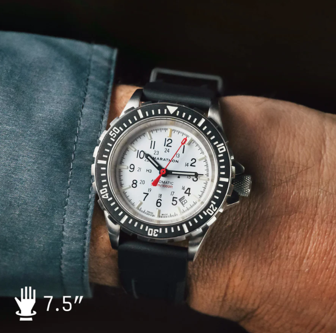 image Marathon 41mm Automatic GSAR White Dial